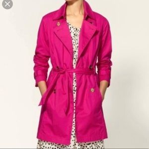 Michael Kors Hot Pink Double Breasted Trench